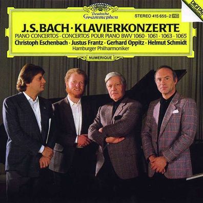 Johann Sebastian Bach (1685-1750): Klavierkonzerte BWV 1060,1061,1063,1065 (180g ...
