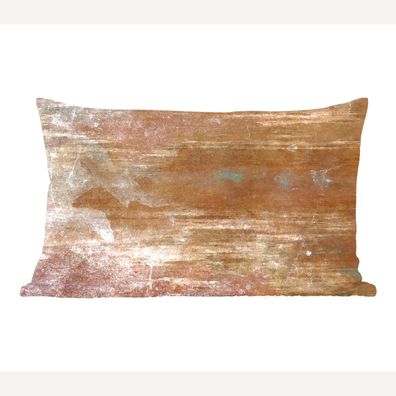 Zierkissen - Sofakissen - Dekokissen - 50x30 cm - Eisen - Bronze - Rost