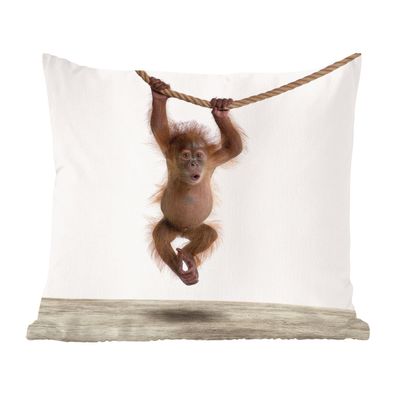 Animal Print Shop - Baby-Orang-Utan Tierdruck Kinderzimmer - 40x40 cm