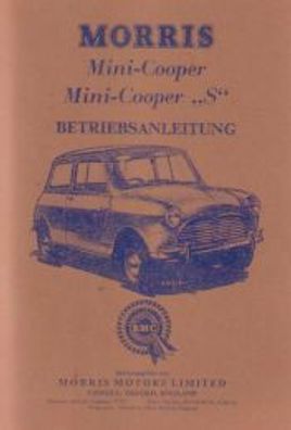 Betriebsanleitung Morris Mini Cooper S, 997/ 1071 ccm