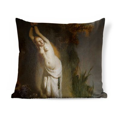 Zierkissen - Sofakissen - Dekokissen - 45x45 cm - Andromeda - Rembrandt van Rijn