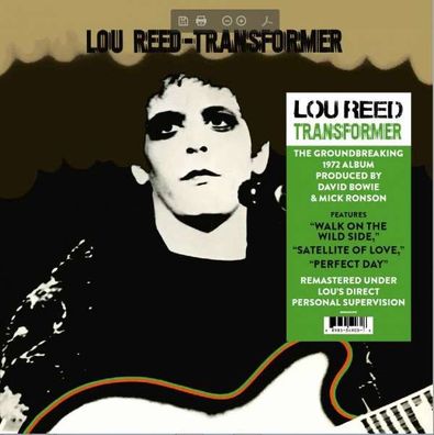 Lou Reed: Transformer (remastered) - - (Vinyl / Pop (Vinyl))