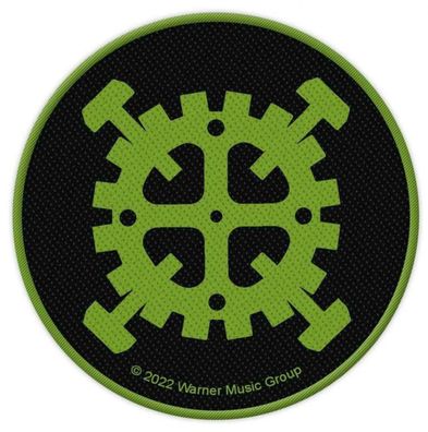 Type O Negative Gear Logo gewebter Aufnäher woven Patch 100% offizielles Merch