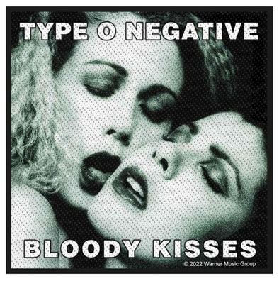 Type O Negative Bloody Kisses gewebter Aufnäher woven Patch 100% offizielles Merch