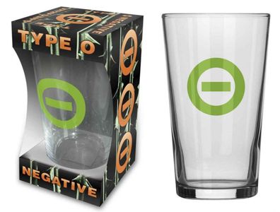Type O Negative Symbol Bierglas Trinkglas Beer glass Neu & 100% offizielles Merch