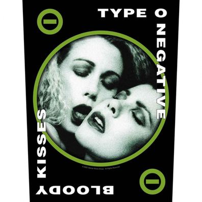 Type O Negative Bloody Kisses Rückenaufnäher Backpatch 100% offizielles Merch