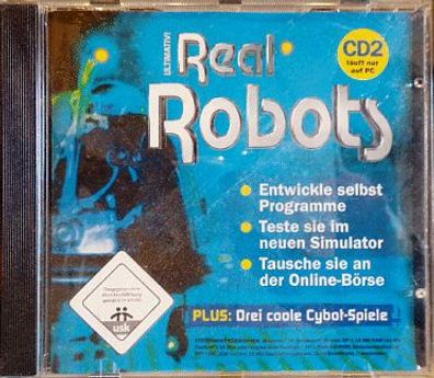 DeAgostini REAL ROBOTS Roboter Bausatz CD Nr. 2 Programme + Spiele CD-ROM