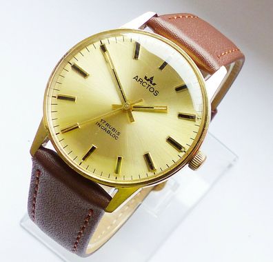 Schöne Arctos 17Jewels Herren Vintage Armbanduhr 70er Jahre Top Uhr