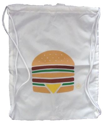 Mc Donalds - Motiv Hamurger - Turnbeutel - Rucksack - 48 x 36 cm