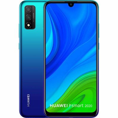 Huawei P smart 2020 128GB Aurora Blue NEU Dual SIM 6,21" Smartphone Handy OVP