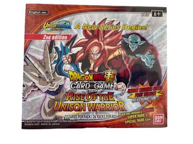 Dragonball Super Card Game Rise of the Unison Warrior Display 2. Edition EN NEU