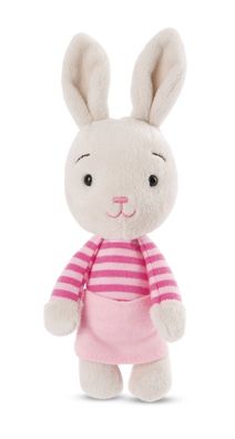 Nici 47512 Happy Bunnies Bunny Hase hellgrau rosa Shirt 15cm Plüsch Kuscheltier