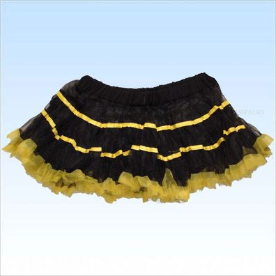 Süßer Petticoat Schwarz / Gelb Gr. 176 - Damen 38 Dress Petticoat Kostüme Unterkleid