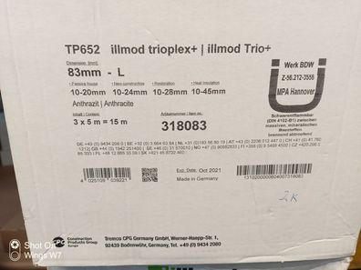 Illbruck TP652 illmod trioplex 83 mm-L, 1 Rolle 5m
