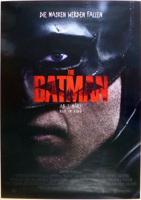 The Batman (2022) - Original Kinoplakat A0 -Hauptmotiv- Robert Pattinson - Filmposter