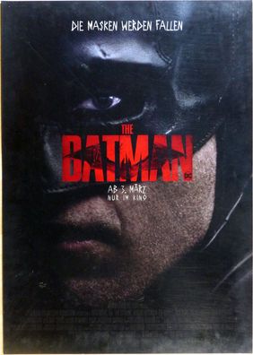 The Batman (2022) - Original Kinoplakat A1 -Hauptmotiv- Robert Pattinson - Filmposter