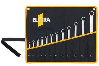 Ringmaulschlüssel-Satz, 16-teilig 1/4"-1.1/4" AF, ELORA-203S 16AFT