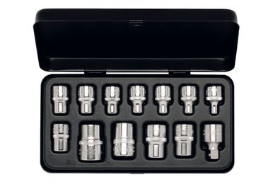 Steckschlüssel-Satz 3/8" + 1/2", TORX®, 13-teilig 5-24 mm, ELORA-877-TXE