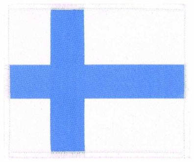 Finnland gewebter Aufnäher woven Patch 100% offizielles Merch