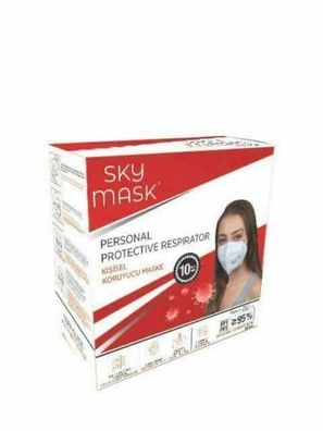 10 x FFP2 Schutz Maske Mundschutz Atemschutzmaske • Zertifiziert Atemschutz