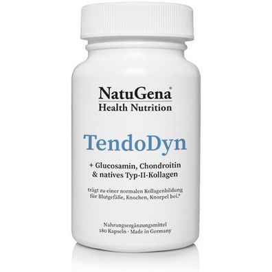 NatuGena TendoDyn hydrolysiertes Kollagen Glucosamin Hyaluronsäure 180 Kapseln
