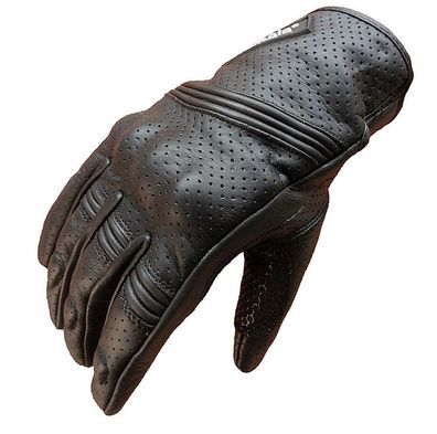 Held Jockey Motorrad Leder Handschuhe schwarz optimales druckfreies Gefühl weich