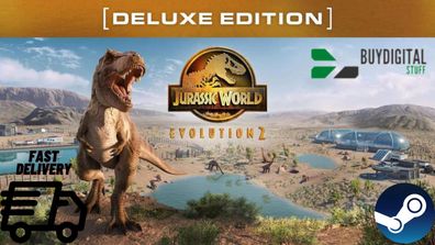 Jurassic World Evolution 2 Deluxe Edition Steam PC (GLOBAL) NO Key/ Code