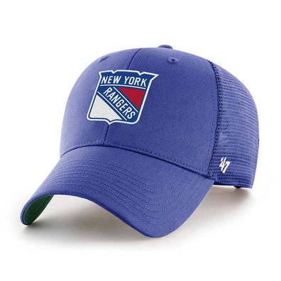 NHL New York Rangers Cap Basecap Baseballcap Branson Trucker 194602355634 royal