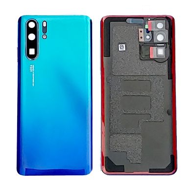 Akkudeckel Backcover Gehäuse Rückseite Kleber für Huawei P30 Pro 2019 blau