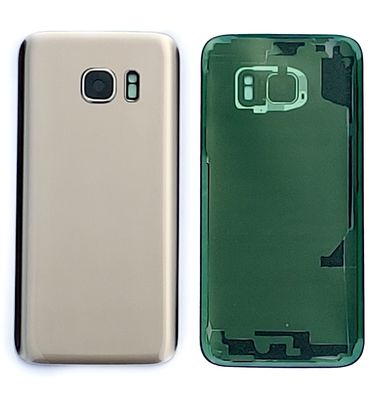 Akkudeckel Backcover Gehäuse Rückseite Kleber für Samsung Galaxy S7 G930F gold