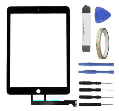 iPad Pro 9.7 A1673 A1674 A1675 Touchscreen Digitizer Touch Glas Scheibe schwarz