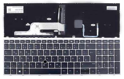 Tastatur für HP ZBook 15 17 G5 G6 DE QWERTZ beleuchtet Beleuchtung Trackpoint