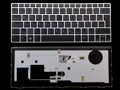 Tastatur für HP EliteBook 810 G1 810 G2 810 G3 Beleuchtung beleuchtet Backlit