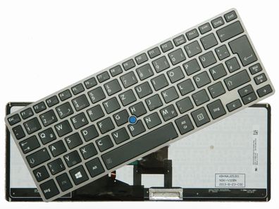 Toshiba Portege Z30 Z30A Z 30 Z30 A QWERTZ Beleuchtung Backlit DE Tastatur NEU