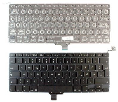 DE Tastatur Apple Macbook 13,3" A1278 MB466 MB477 MB990 Deutsch NEU