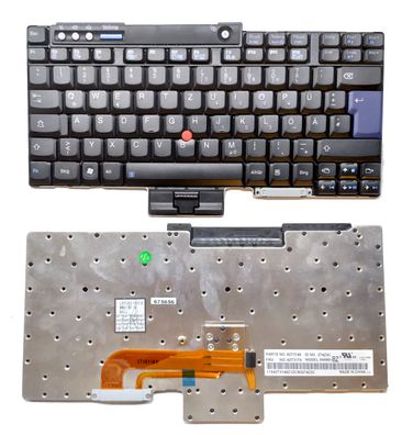 IBM Lenovo Thinkpad T60 T61 R60 R61 T400 T500 W500 QWERTZ DE Tastatur NEU!!