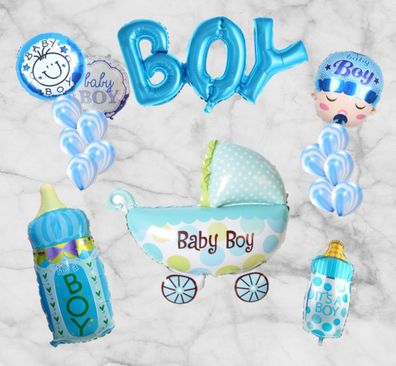 Baby Party Set wählen Junge Mädchen Geburtparty M - XXL Folienballon Geburt NEU