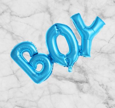 BOY GIRL Ballon Buchstaben Babyparty Ballondeko Baby Shower Ballons Blau Rosa