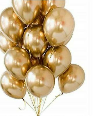 Luftballons Jubiläum 20 Stk Metallic Helium Ballons Geburtstag Hochzeit NEU