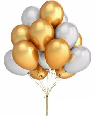 2 Farbig Metallic Chrome Helium Ballon Hochzeitsdeko Luftballons Latexballon