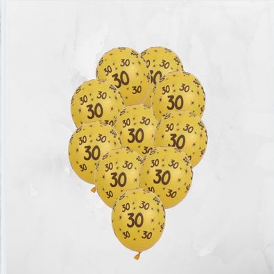 goldene Ballons 30 40 50 Jahre ? Geburtstag Hochzeit Jubiläum Luftballons Gold