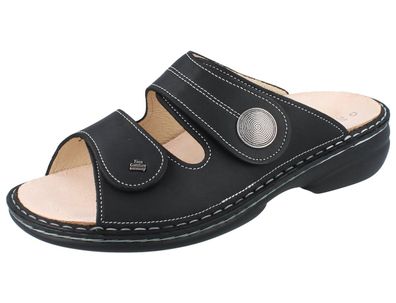 FINN Comfort Sansibar Damen Pantolette schwarz black/ Sirio