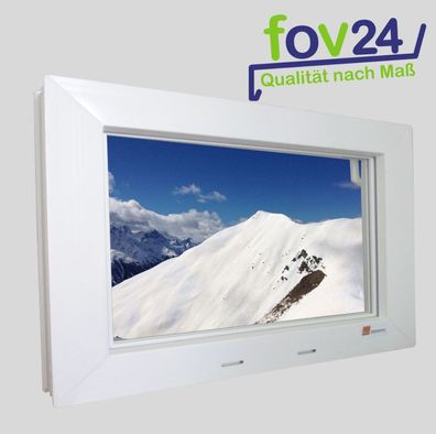 AKF Kunststoffkellerfenster Kipp 2000 weiß mit Isolierglas 14 mm, Ug 2.0 W/(m²K)