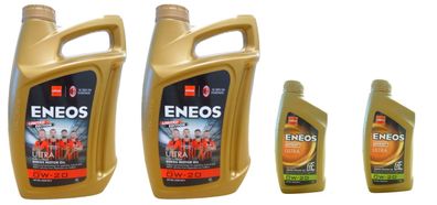10 Liter (2x 4L + 2x 1L) ENEOS Premium ULTRA 0W20 Fully-Synthetic Motoröl