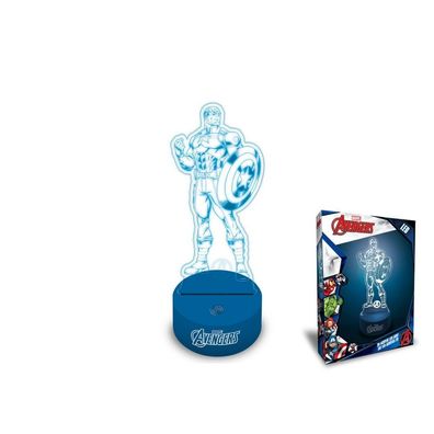 Marvel Avengers Acryl Lampe Captain Amerika Figur LED Deko Light Lamp