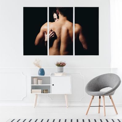 Leinwand Bilder SET 3-Teilig Liebespaar Erotisch 3D Wandbilder xxl 5394