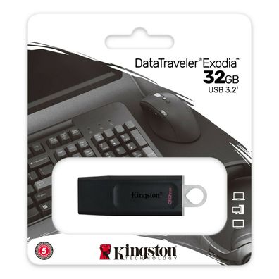 Kingston 32GB USB STICK DataTraveler USB 3.0 / 3.1 USB Stick Kingston Exodia DE