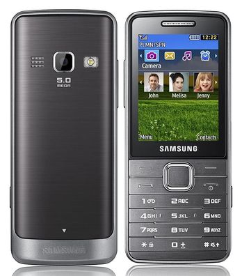 Samsung GT-S5611 Grau Dual Sim MP3 UKW Radio Kamera Bluetooth microSD Tasten Handy...