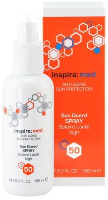 Inspira cosmetics med 4270 Anti Aging SPF 50 Sun Guard Spray 150 ml