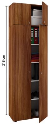 Holz Kleiderschrank Serie „Vandol“ mit Drehtüren · 16 Ausführungen